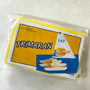 Wooden Trimaran Boat Craft Kit